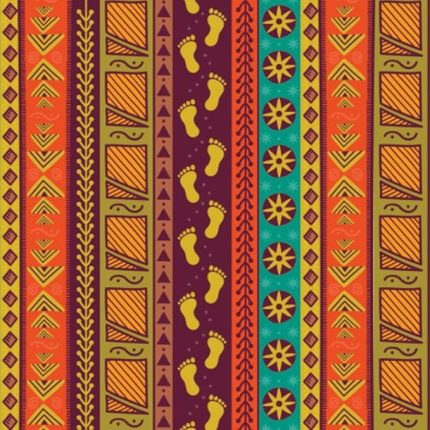 Boho Pattern Self Adhesive Wall Grain Textured Wallpaper (41cm x 244cm, Multicolor)